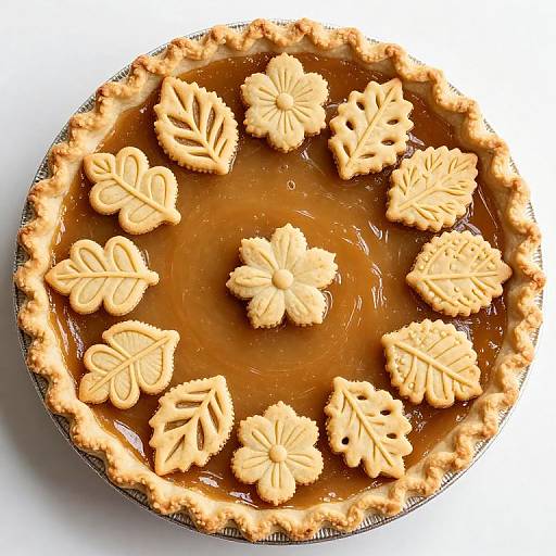 Golden Apple Butter Pie Art