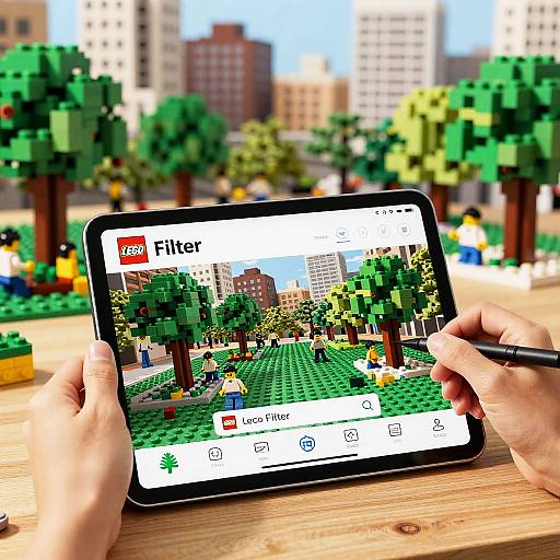 Lego Filter Capturing City Park