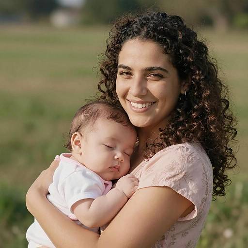 Warm Moment: Mother and Baby Bliss