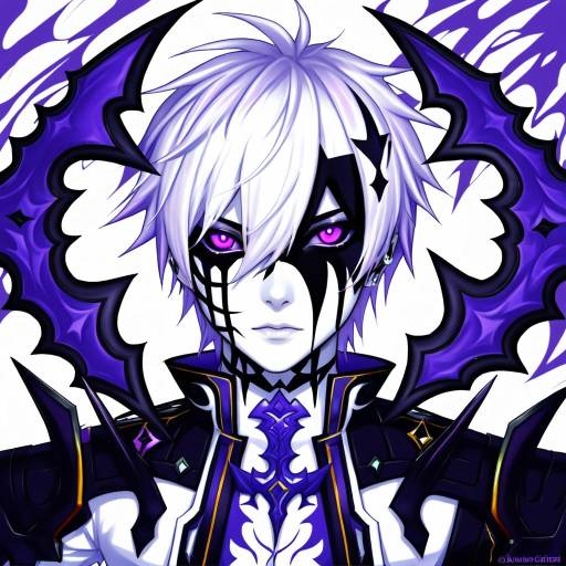 Illustration of Add (elsword), elsword in the style of Amano chiharu