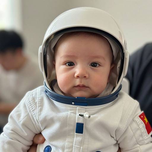 Realistic Preemie Baby in Spacesuit