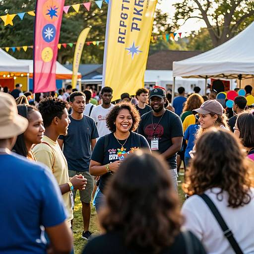 Vibrant Outdoor Community Festival