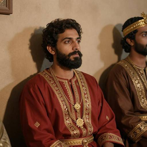 Portrait of a Bearded Man in Robes