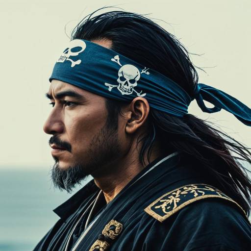 Epic Samurai Pirate Profile Picture Concept