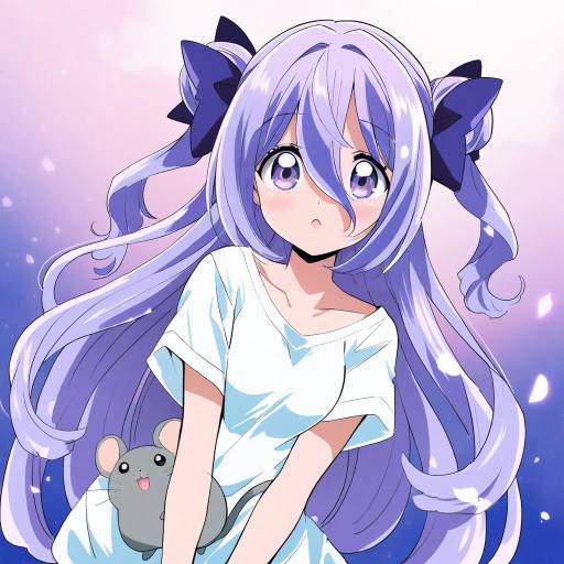 Illustration of Amamiya shizuku (hizuki yayoi), original in the style of Hainchu