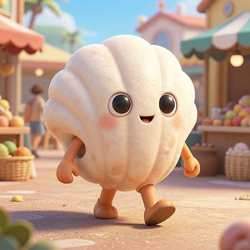 Marcel the Shell in Seaside Market