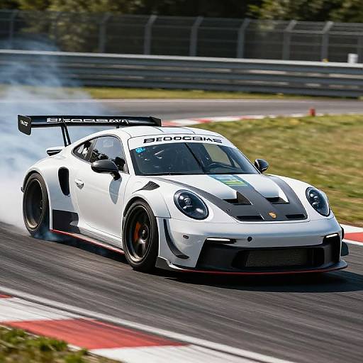 Custom Slammed Porsche Racing Car