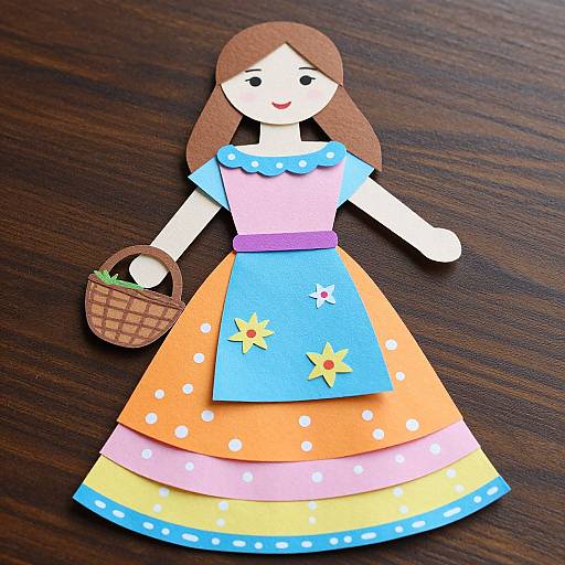 Sinulog Festival Costume Paper Doll