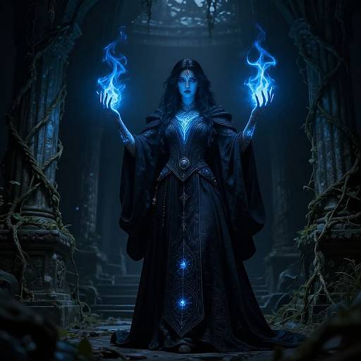 Ranni Dark Fantasy Mage Concept