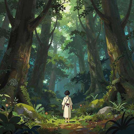 Otherworldly Mystic Shaman Forest