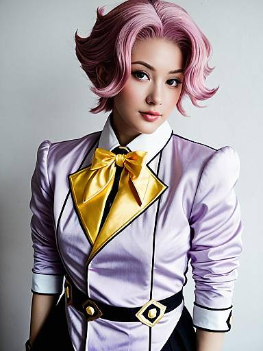 Woman Cosplaying Yoshikage Kira