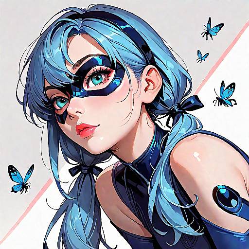Enchanting Ladybug Heroine in Action