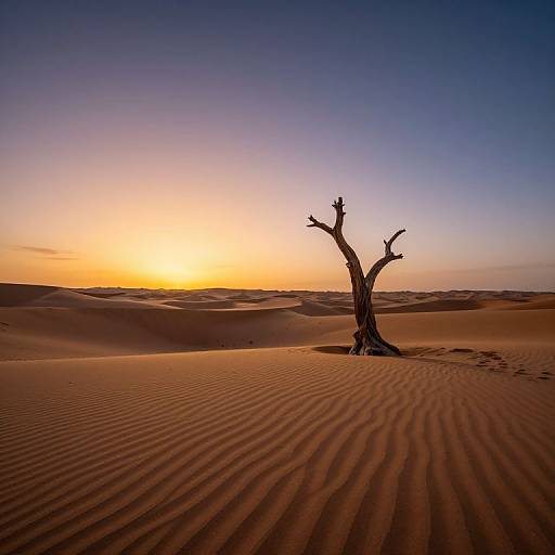 Surreal Desert Dusk Dreamscape