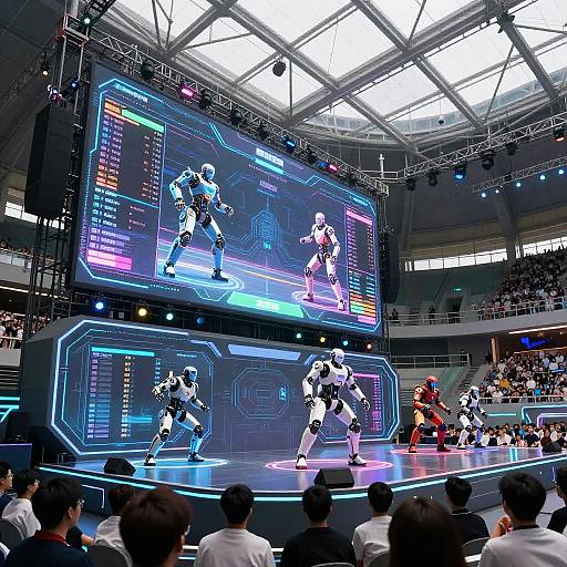 Futuristic Cyber Sports Arena