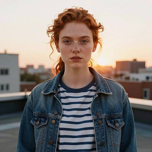 Urban Sunset Editorial Portrait