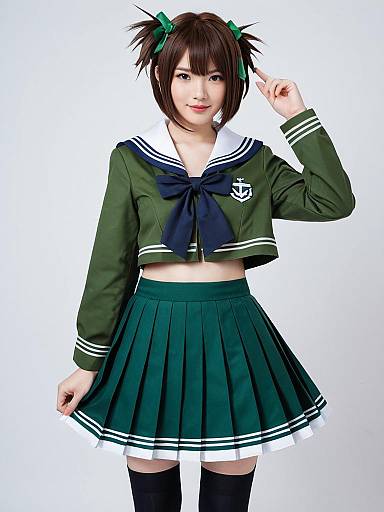 Cosplay photo of hachijou (kancolle). Costume clothes