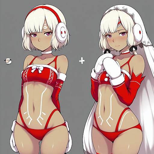 Illustration of Altera the santa (fate), fate (series) in the style of Ina (gokihoihoi)