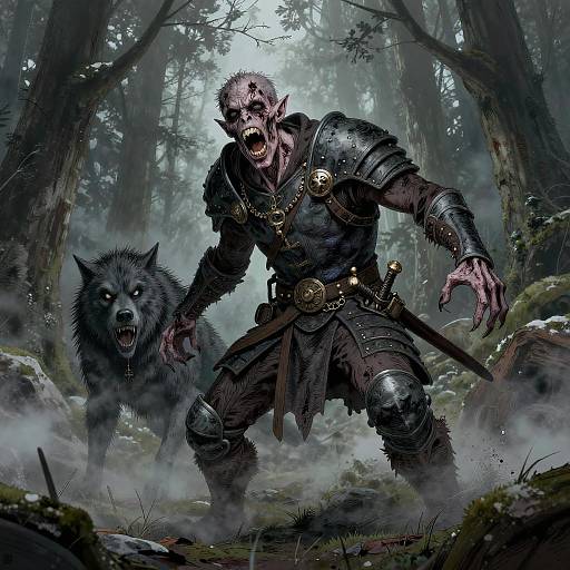 Winter Forest Summoned: Zombie Elf Viking