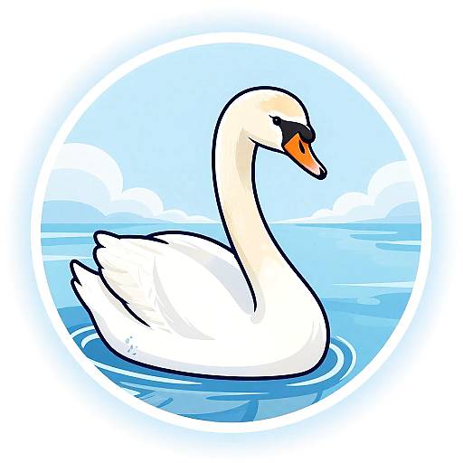 Graceful Swan Digital Avatar