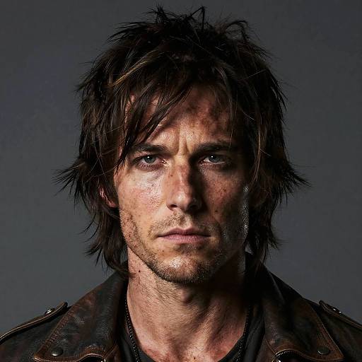 Daryl Dixon Rugged Messy Hairstyle