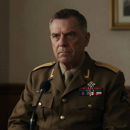 Portrait of a Soldier in Uniform