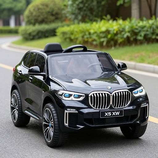 Black BMW X5-Inspired Kids Ride-On Car