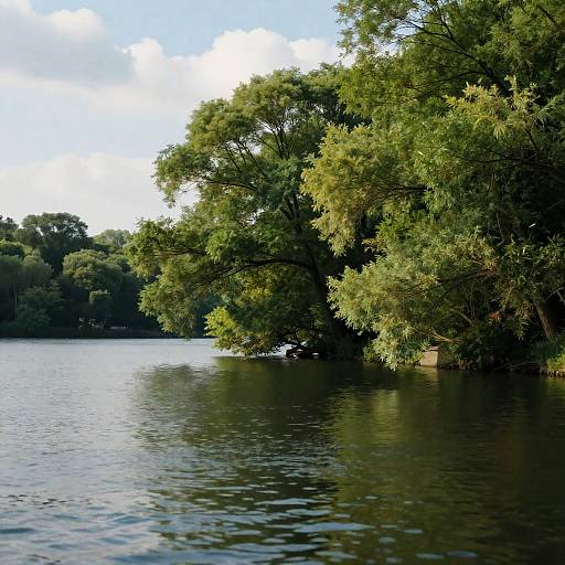 Ultra-Detailed Scenic Lake Landscape