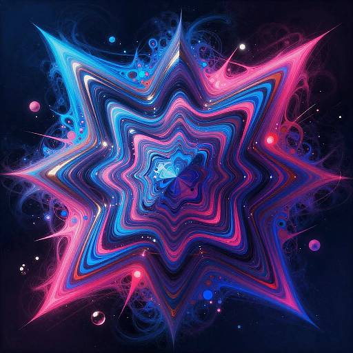 Colorful Abstract Art Explosion