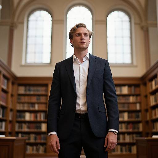 Modern Ivy League Gentleman Portrait