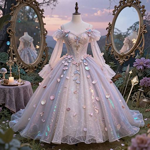 Whimsical Fairy Tale Dress Design