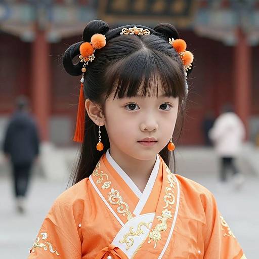 Portrait of Young East Asian Girl