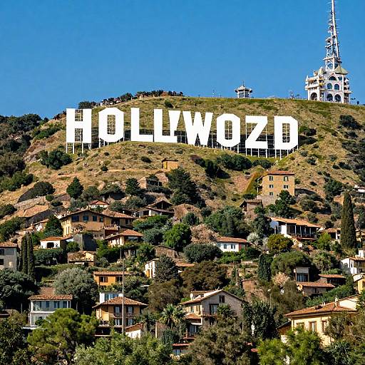 Photograph of a hillside with 