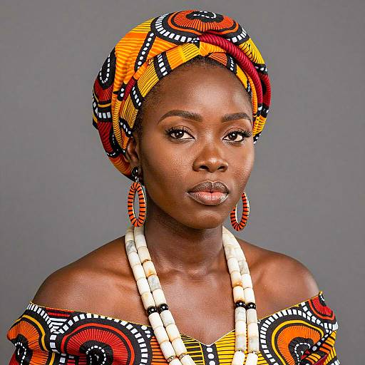 Elegant Portrait of African Heritage