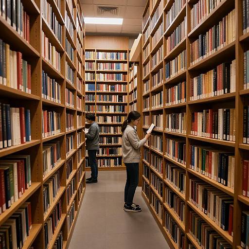 Librarians Guarding Living Book Archive