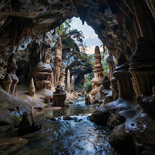 Photo-Realistic Hidden Underground River
