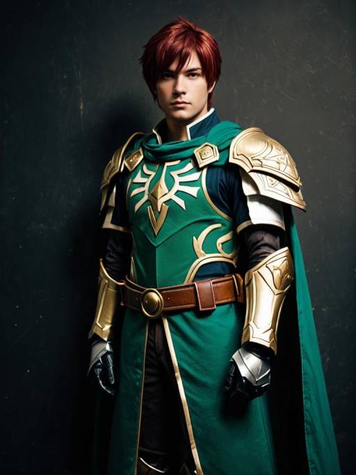 Man in Alm Cosplay Costume