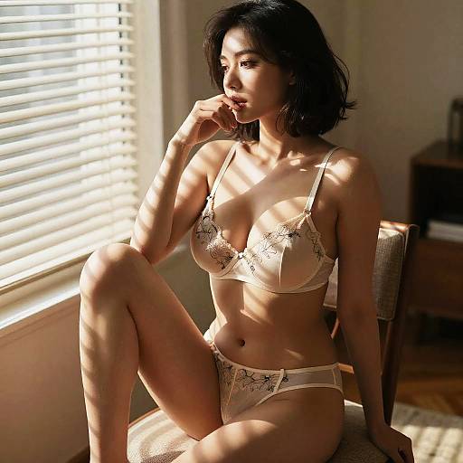 Fine-Art Boudoir Woman by Window