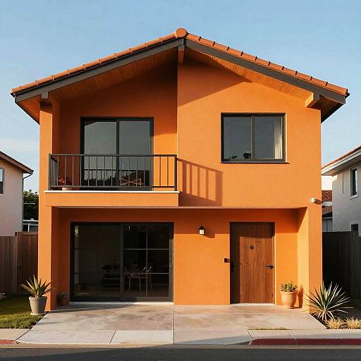 Hyperrealistic Beach House Portrait Photography