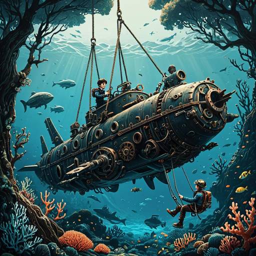 Steampunk Children's Book Cover Design