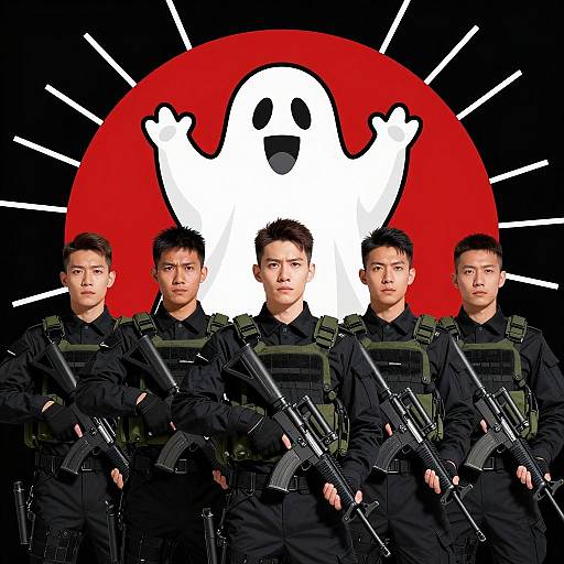 Ghostly Encounter with Tactical Forces