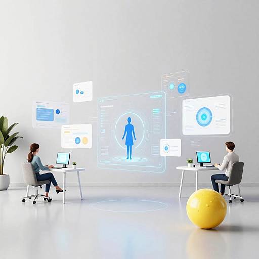 Futuristic AR Design Hub