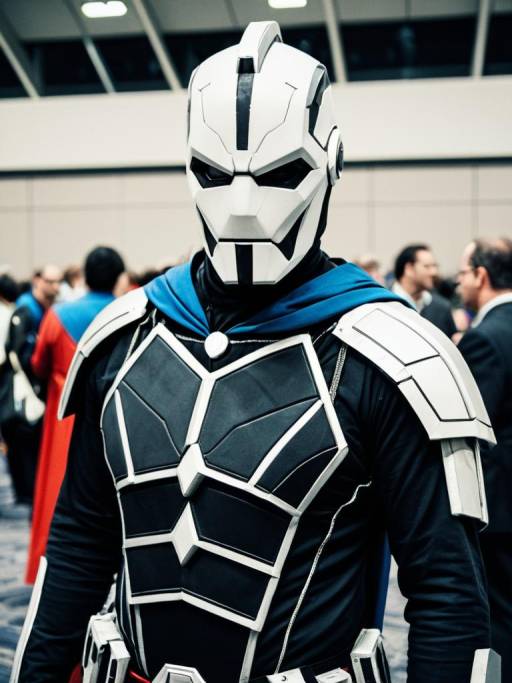 Realistic Portrait of Cosplay Enthusiast