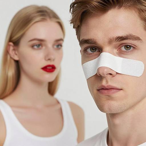 Dynamic Portrait of Two Individuals