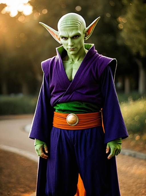 Realistic Man in Piccolo Cosplay Costume