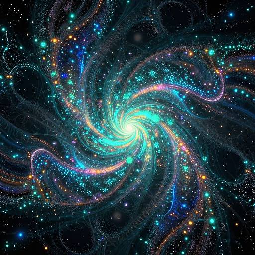 Otherworldly AI Fractal Landscape Art