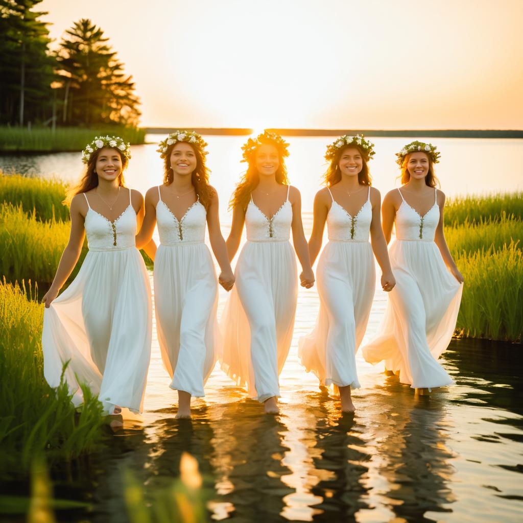 Joyous Midsummer Dance by Lake Huron