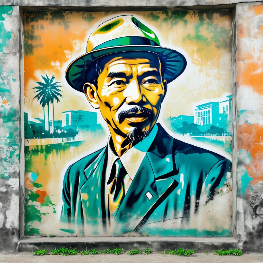 Vintage Graffiti of Ho Chi Minh