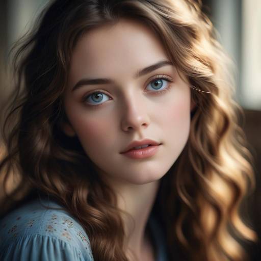 Serene Portrait of a Young Woman