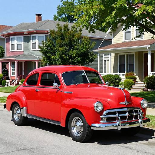Shiny 1948 Chevrolet Coupe in Suburb