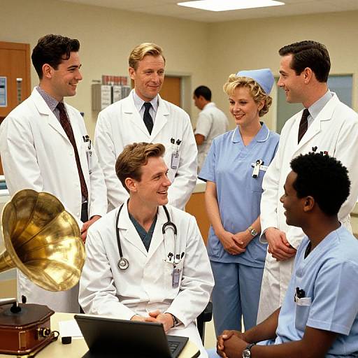 Romantic Comedy Hospital Staff Scene